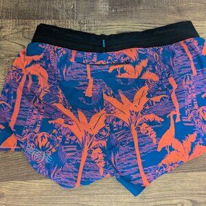 Janji Shorts Women’s Medium Afo Middle 3" Running Shorts, Psychotropic Palm